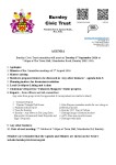 Agenda for 1st September 2026